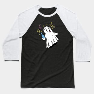 Boo-zy Ghost Grooves Baseball T-Shirt